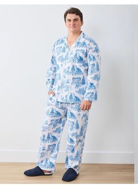 Men’s Hollywood Holiday Movie Print Pajamas